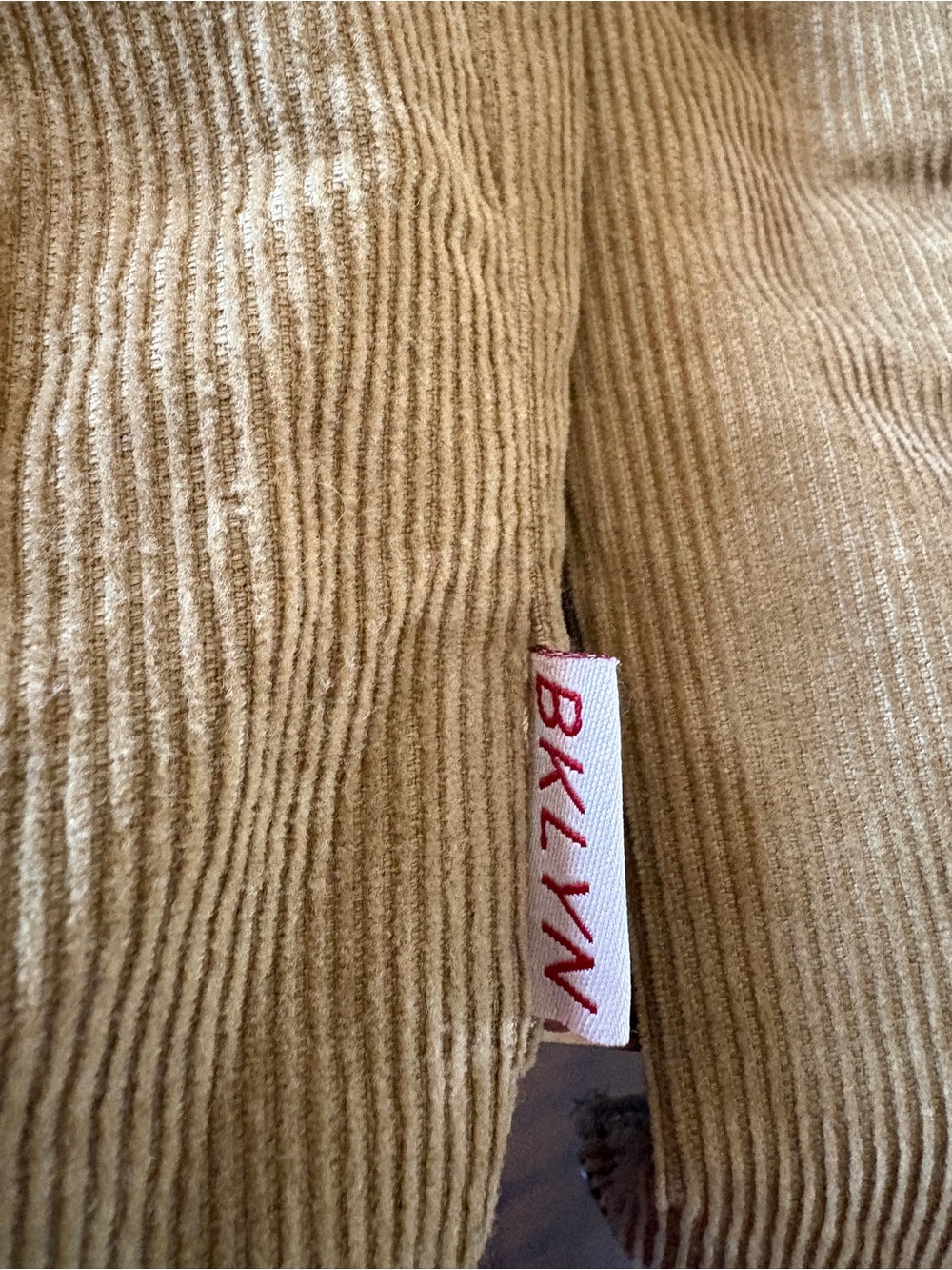 Brooklyn Cloth Tan Corduroy Sherpa-Lined Field Jacket Cabincore Indie Sleaze - Picture 5 of 5